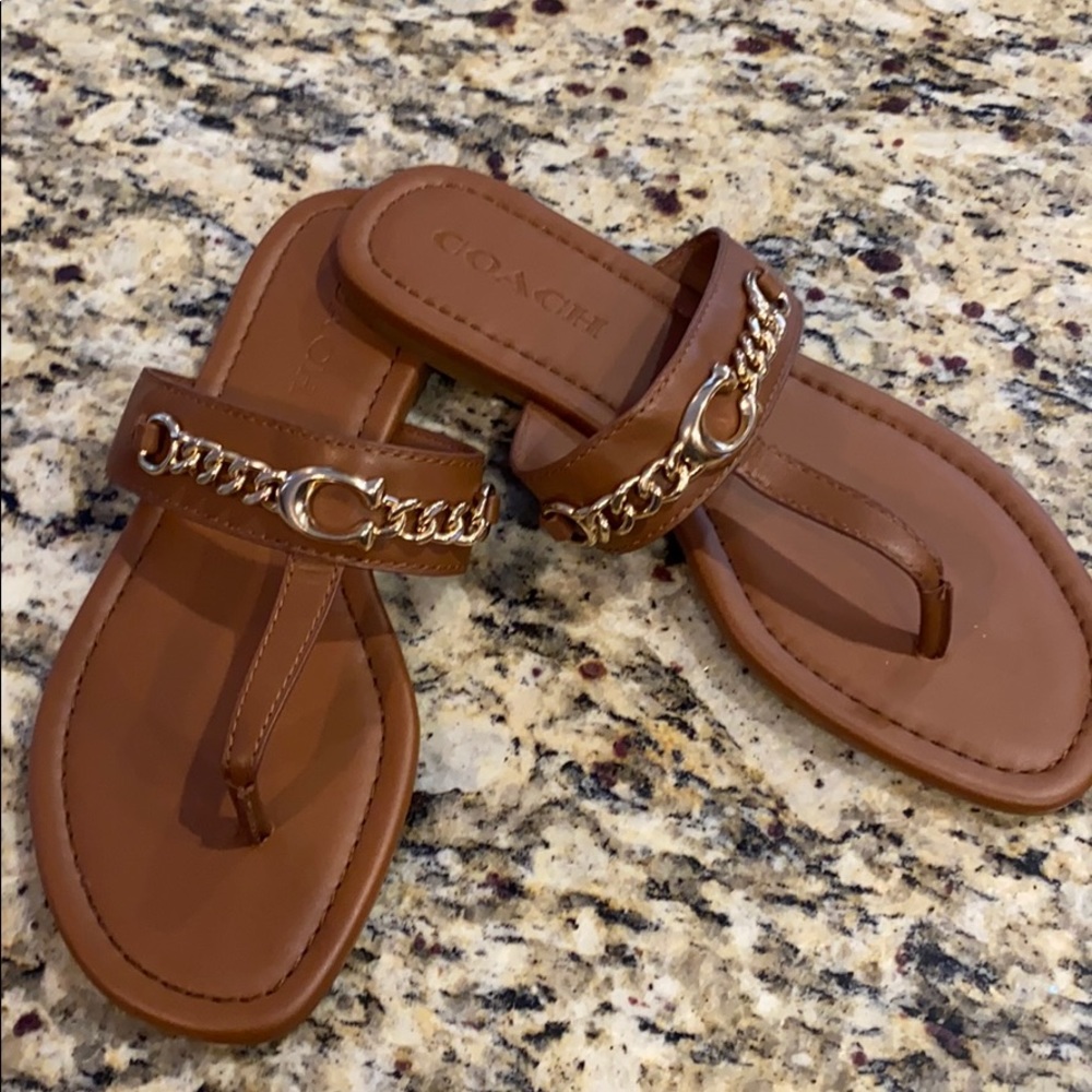 COACH JACLYN SANDALS SADDLE